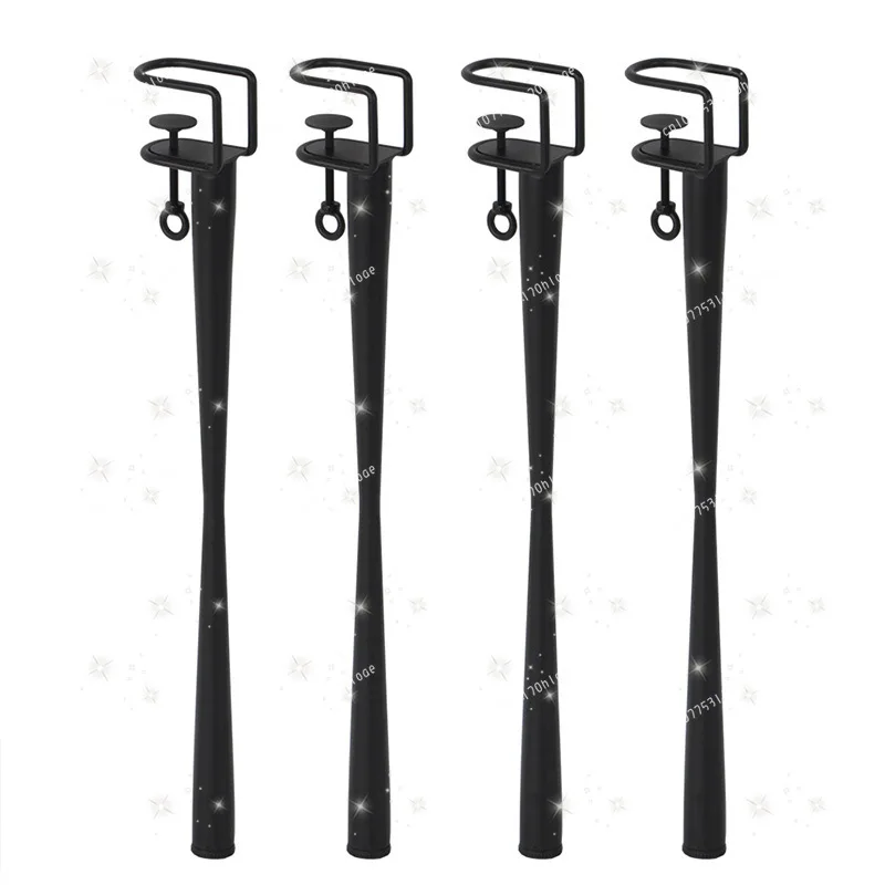 No-Drill Table Leg Bracket Coffee Table Leg Support Frame Desk Creative Detachable F Clamp Adjustable