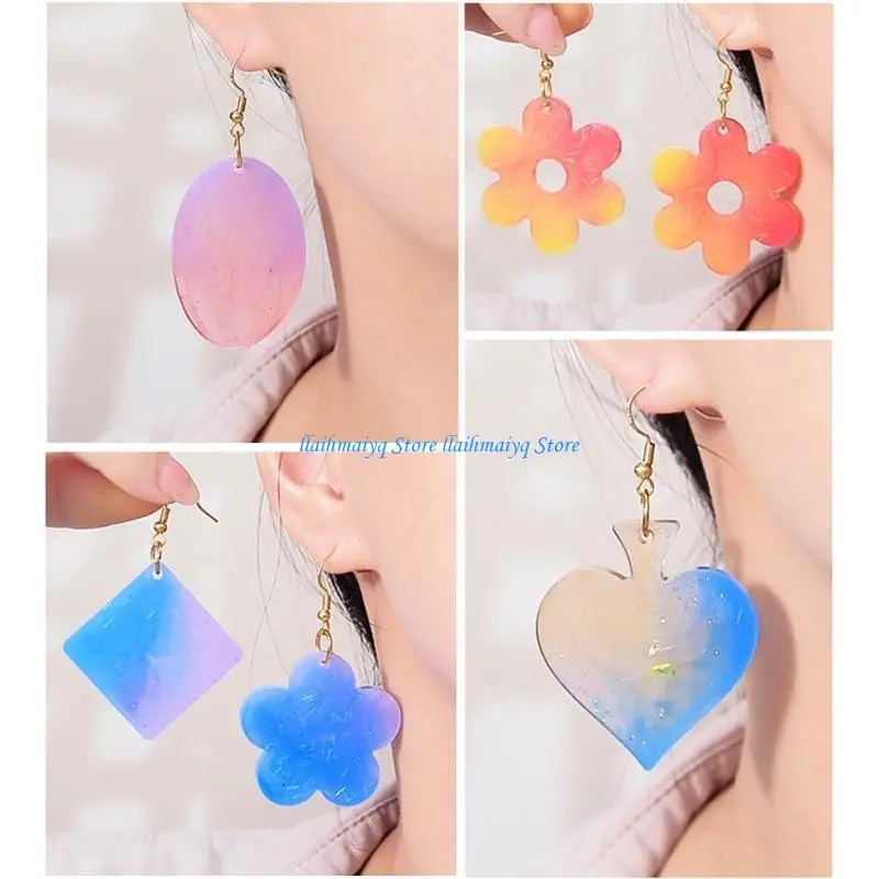 

573B Уникальная силиконовая форма для подвески в ухе, стильная форма для сережек для модных аксессуаров