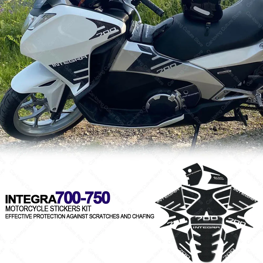 Für integra 2008-2014 integra 700 motorrad wasserdicht aufkleber schutz aufkleber kit 3d harz schutz aufkleber