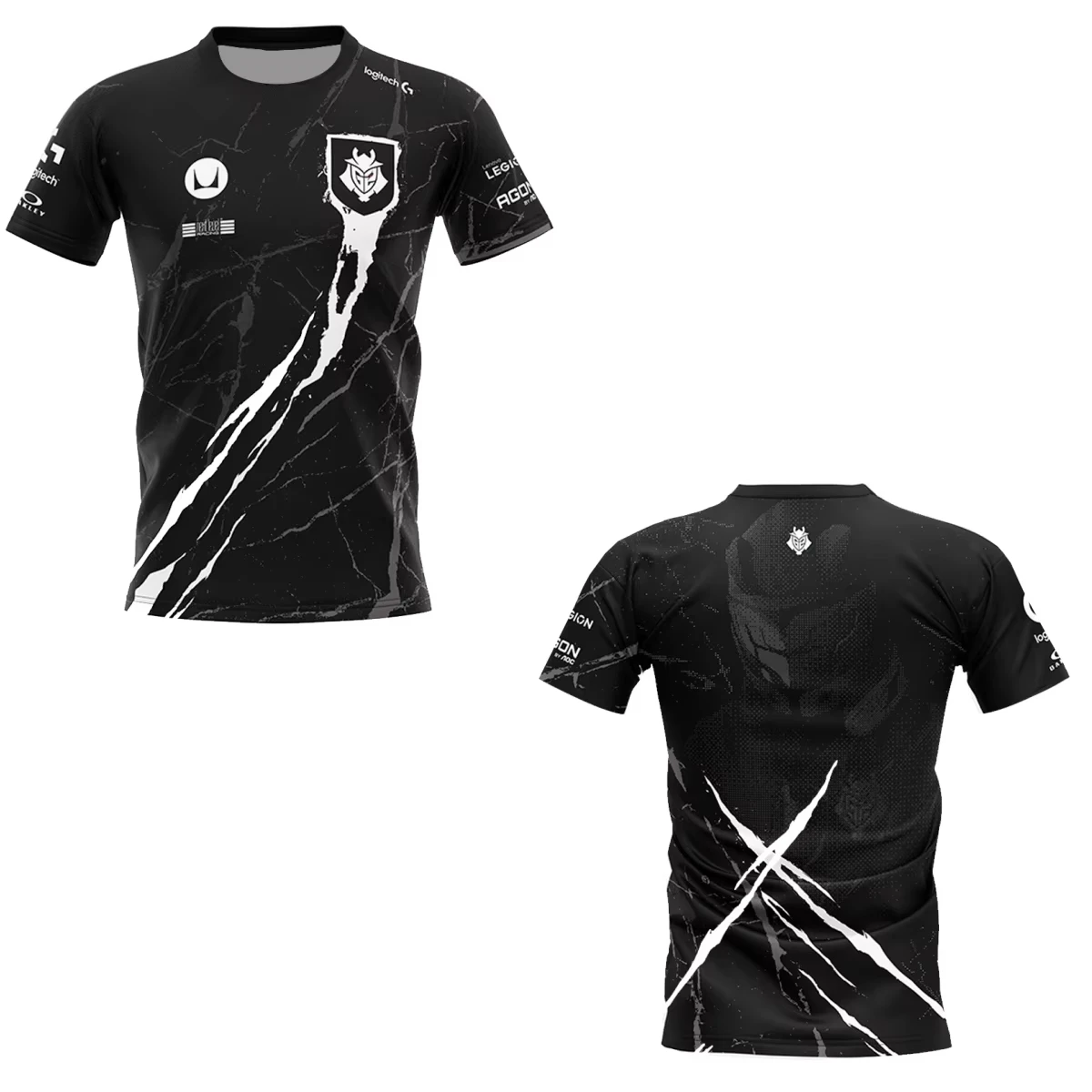 2024 New Summer G2 Sports Esports Game T-shirt National Team Uniform 3D Printed T Shirt O-Neck Breathable Sport Oversized Tops