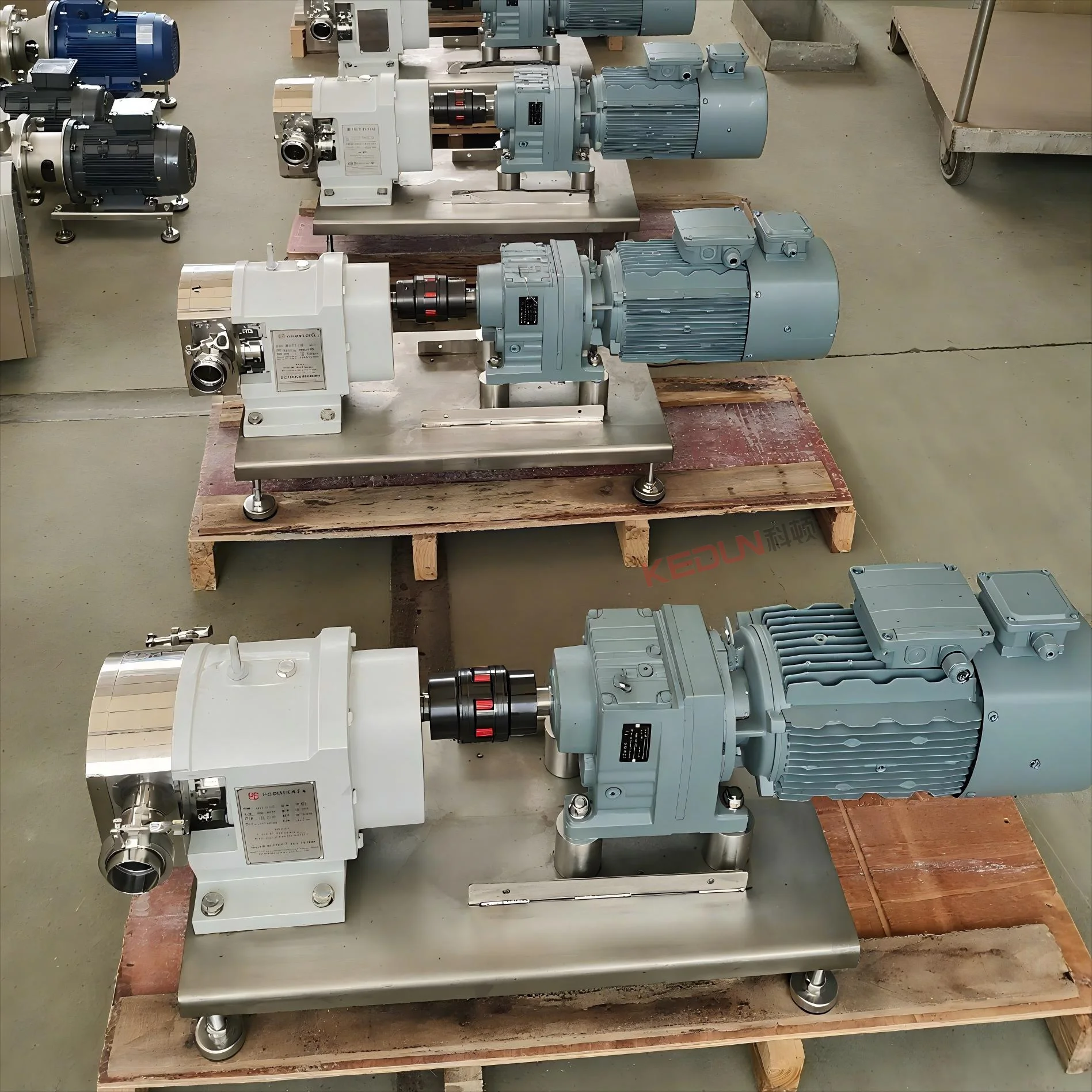 Factory Price 2.2kw 3HP Rotary Lobe Pump for Syrup Honey Chocolate Molasses Yogurt Food Transfer OEM Customizable