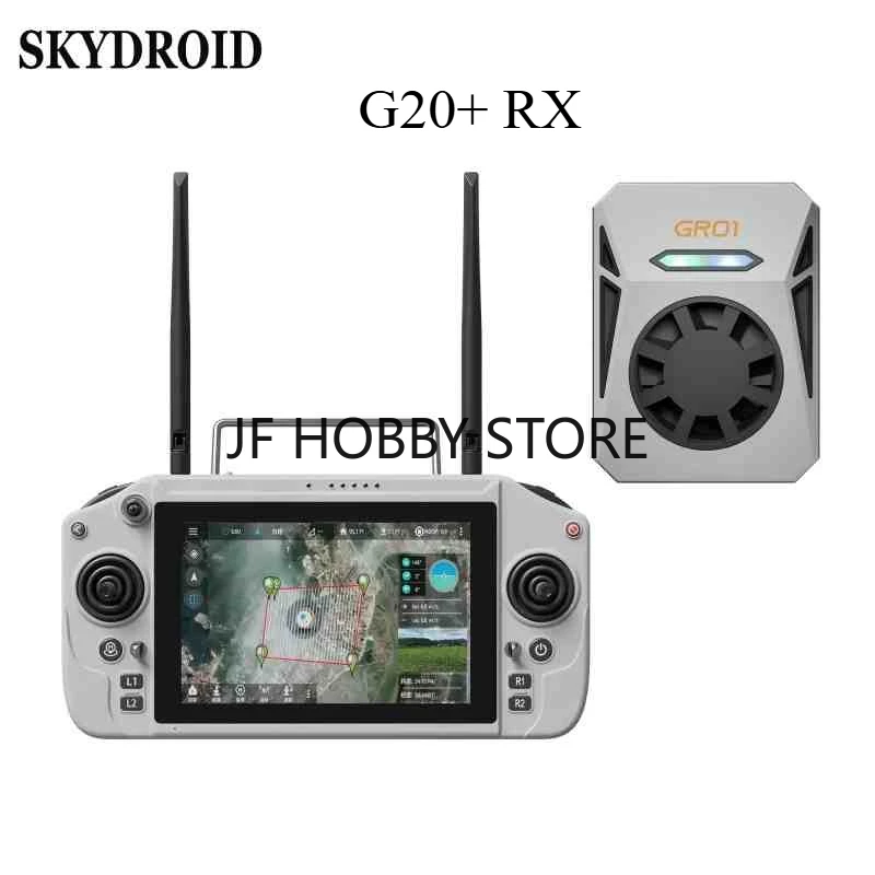 

Skydroid 2025 New G20 Remote Control 6nm Processor 2.4GHz/5.8GHz Dual Band 7-inch HD Display 30KM Image Transmission S1 PRO
