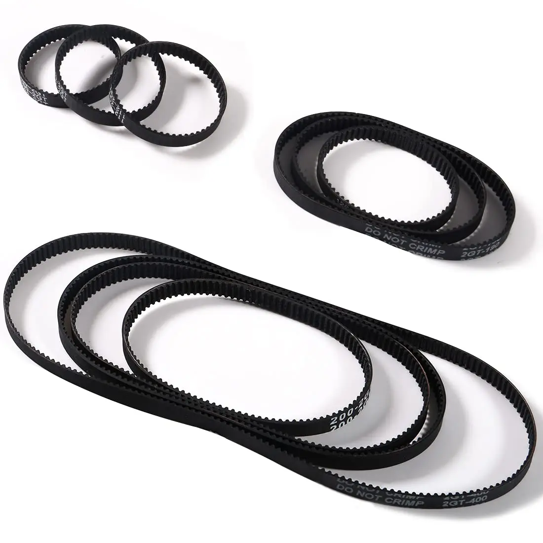 GT2 Closed Loop Timing Belt Rubber 2GT 6mm 3D Printers Parts 110 112 122 158 200 280 300 400 610 852 mm Synchronous Belts Part