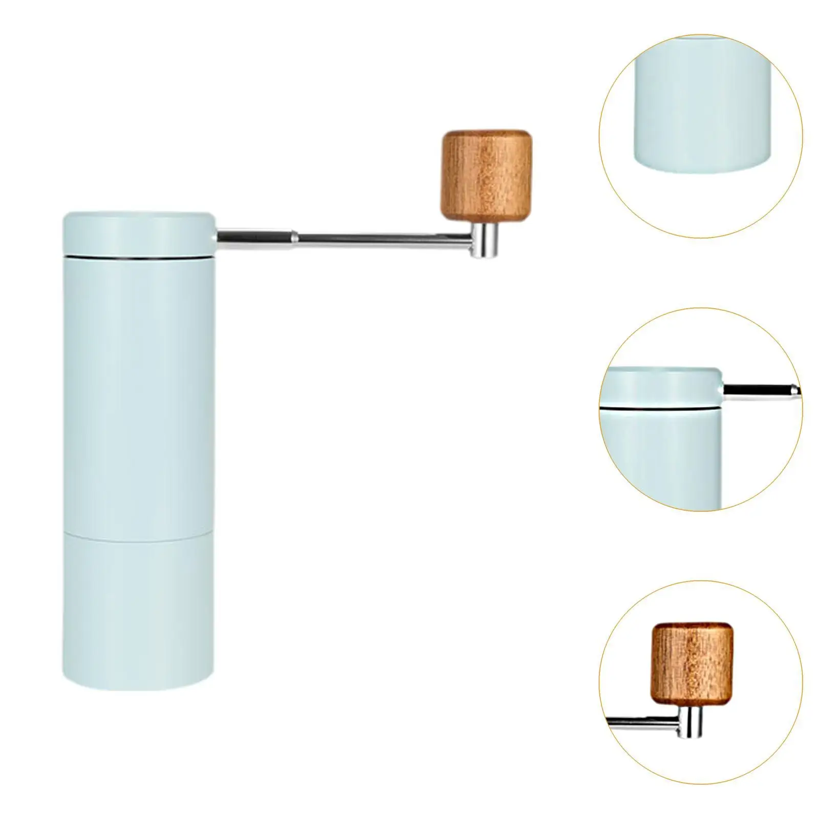 مطحنة القهوة اليدوية، مطحنة حبوب القهوة، محمولة، لدغ من الفولاذ المقاوم للصدأ، مطحنة كرنك يدوية، مطحنة يدوية للسفر إلى المنزل