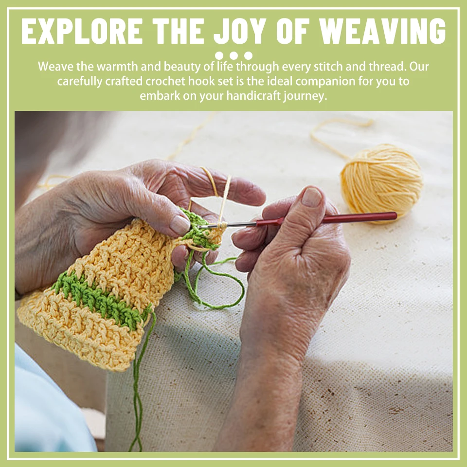 KRABALL 1 قطعة خطاف كروشيه مع مقبض بلاستيكي لخيط الغزل والنسيج الكروشيه الحياكة DIY بها بنفسك اليدوية الاكسسوارات الحرفية أداة