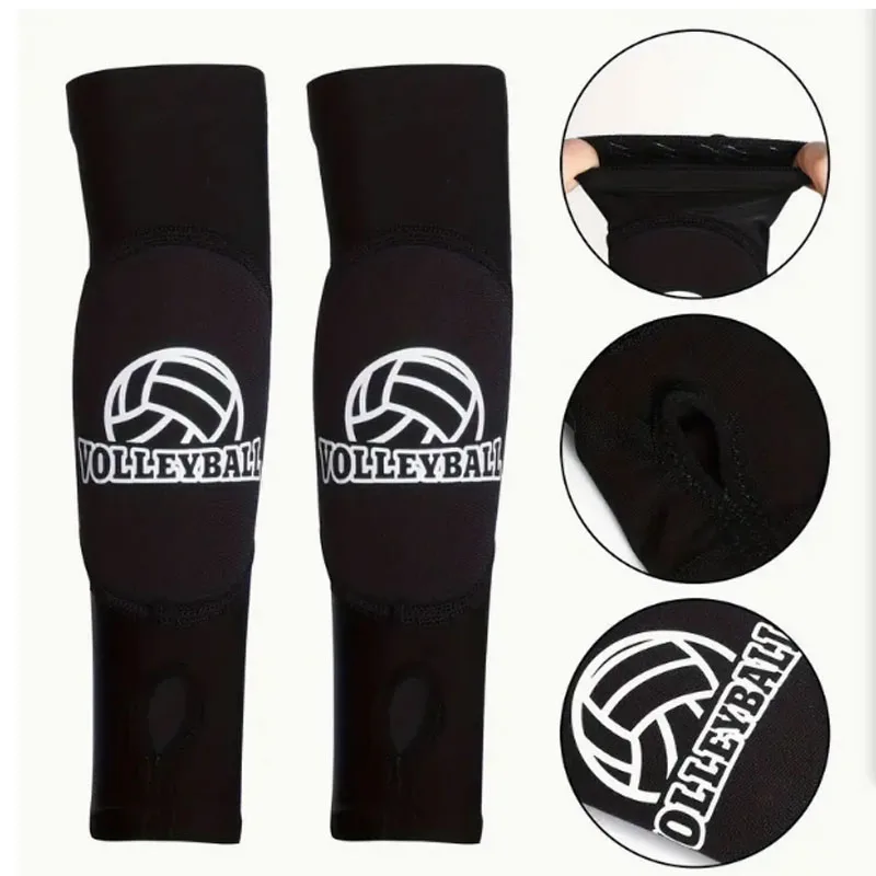 Volleyball Arm Sleeve by Hitting Forearm Sleeve with Protective Padding and Thumbhole Padding Volleyball Sleeve