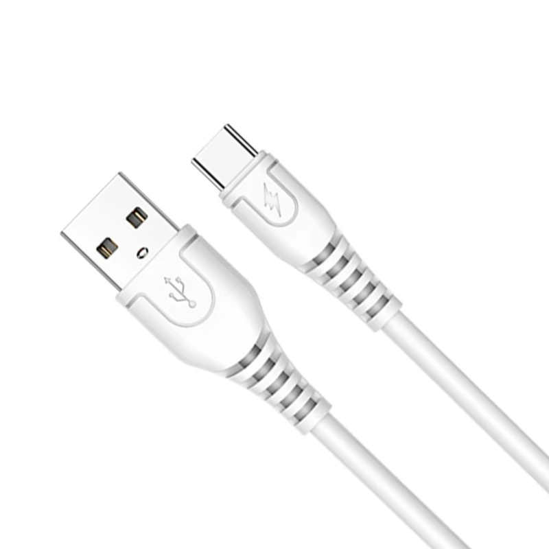 Kabel USB Nyaman dan Panjang Kabel Pengisi Daya 6A Tahan Bengkok Mendukung Pengisian Daya Cepat & Transmisi Data untuk Ponsel