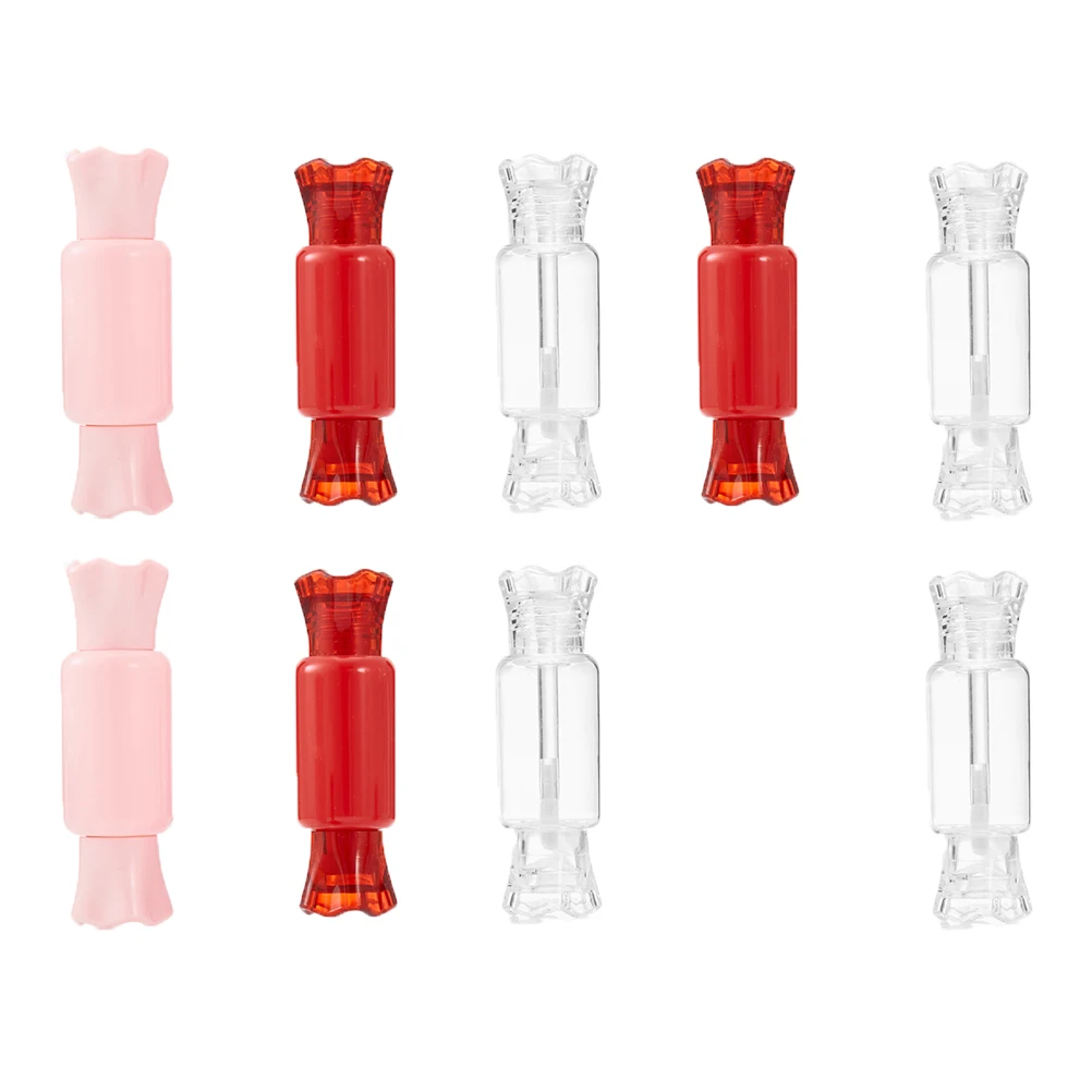 

10pcs Empty Lip Gloss Bottles Portable Mini Lipstick Tubes Small Containers for Travel DIY Makeup Gifts Lipstick Holder
