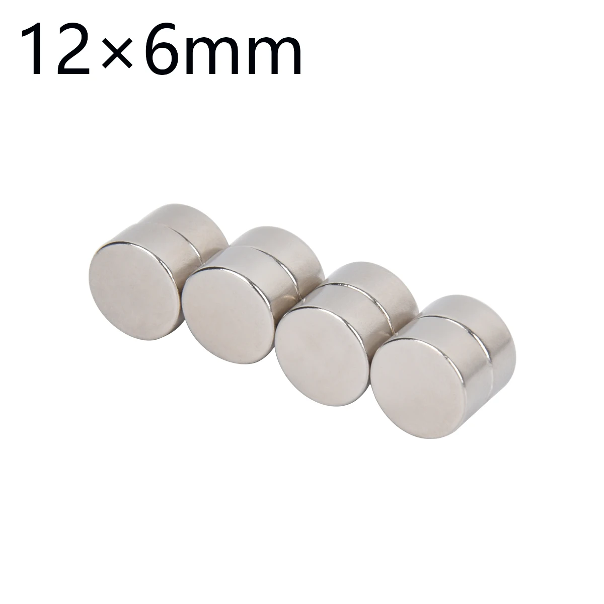 12x6mm Super Strong Magnetic Neodymium Magnets Small NdFeB Disc Powerful Rare Earth Round Magnet for Badge Fridge Sticker 12*6mm