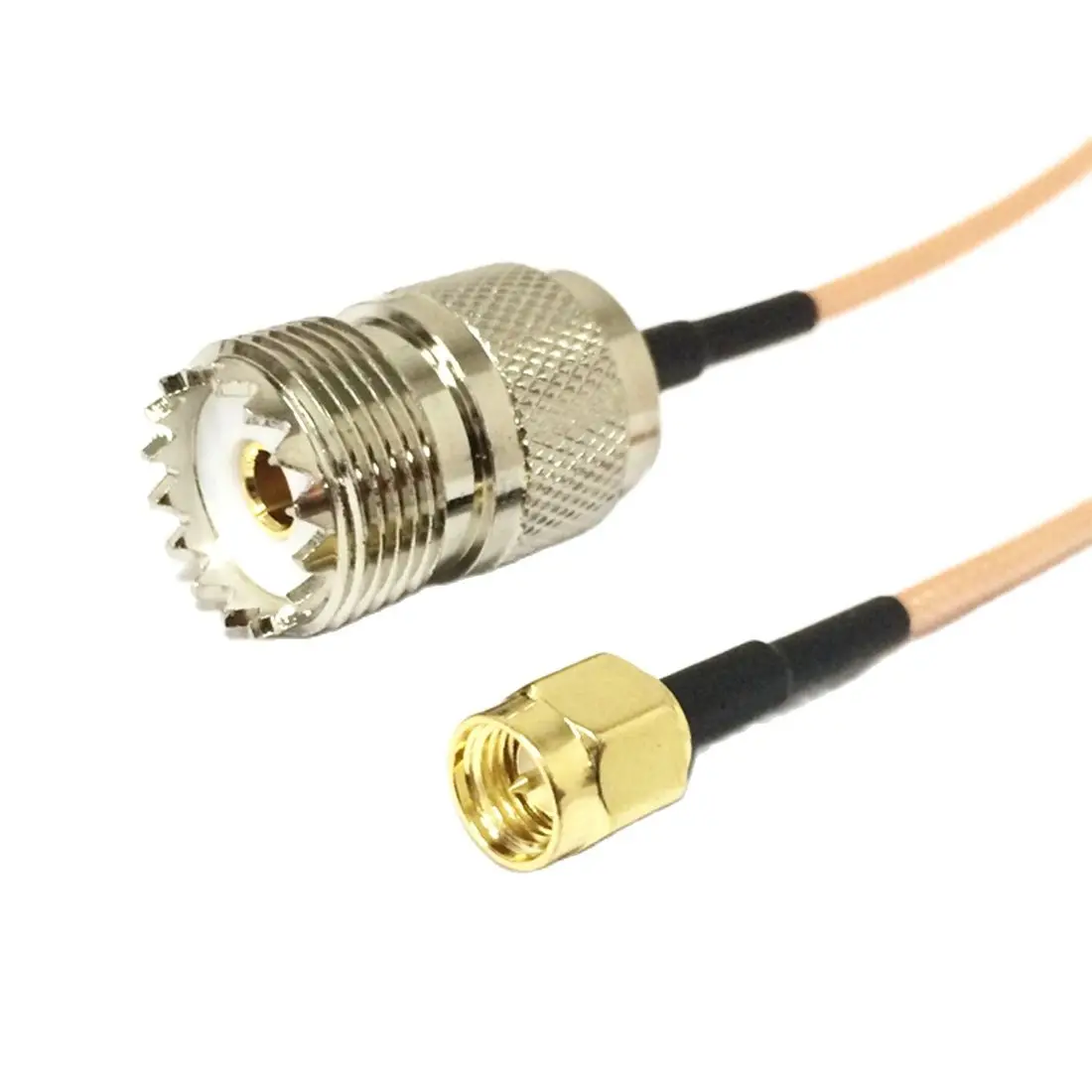 New  SMA Male Switch UHF Female Jack  SO239 Pigtail Cable RG316 Wholesale Fast Ship 15CM 6\