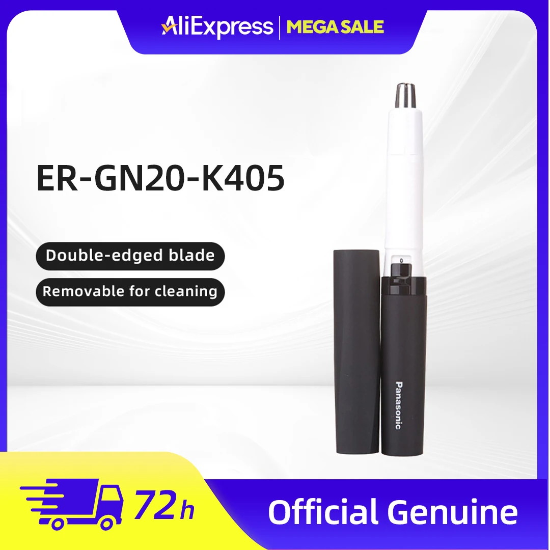 Panasonic Electric Nose Hair Trimmer Portable Nose Ears Hair Eyebrow Trimmer for Men Rechargeable Painless Clipper