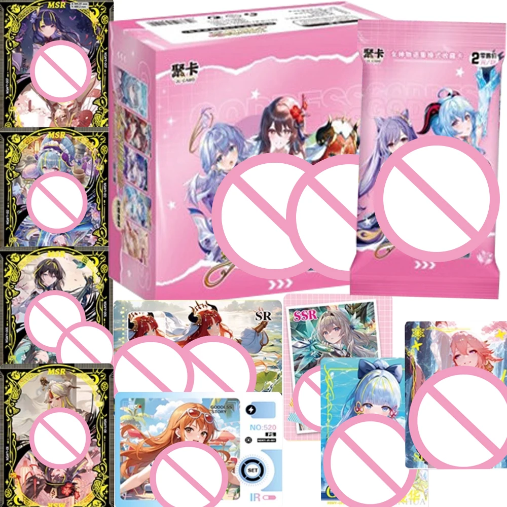 

Goddess Story Collection Cards Booster Box Popular Anime Game Girl Creative Exquisite Peripheral Character Portrait Cards Gifts