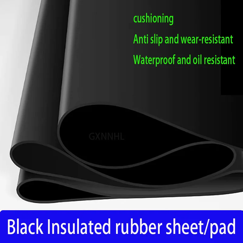 

Rubber gasket processing, customized shock absorber pad, cushioning, anti slip insulation rubber plate thickness 3-8mm