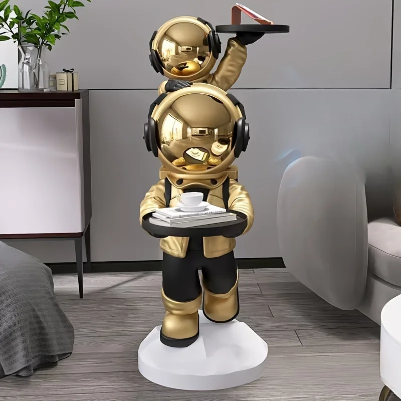 Astronaut Large Floor-Standing Ornament Home Decor Living Room Tv Cabinet Tray Spaceman Housewarming Gift