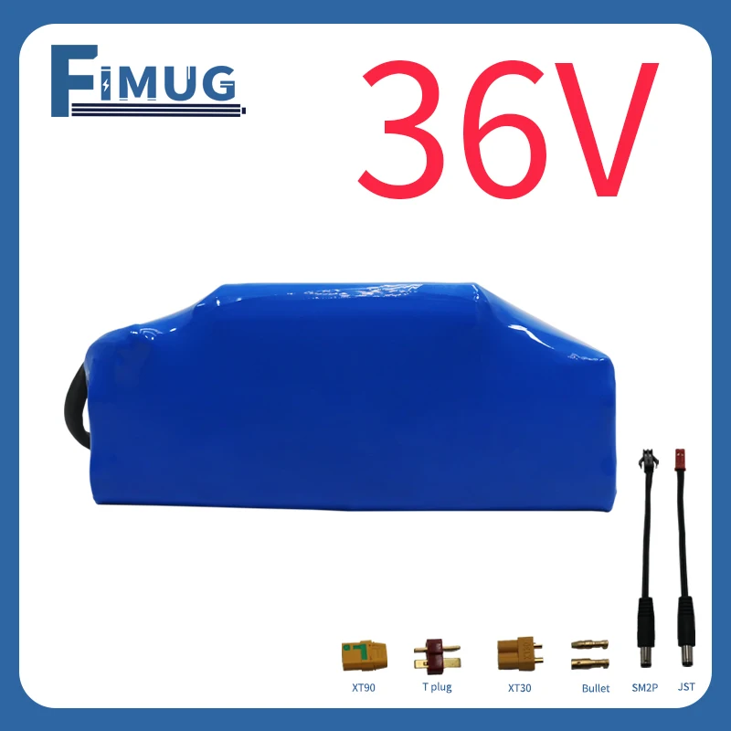 

36 В самобалансирующийся литиевый аккумулятор 18650 10S2P 5 Ач 7 Ач с BMS 15 А для электрического самобалансирующегося скутера, одноколесного велосипеда HoverBoard