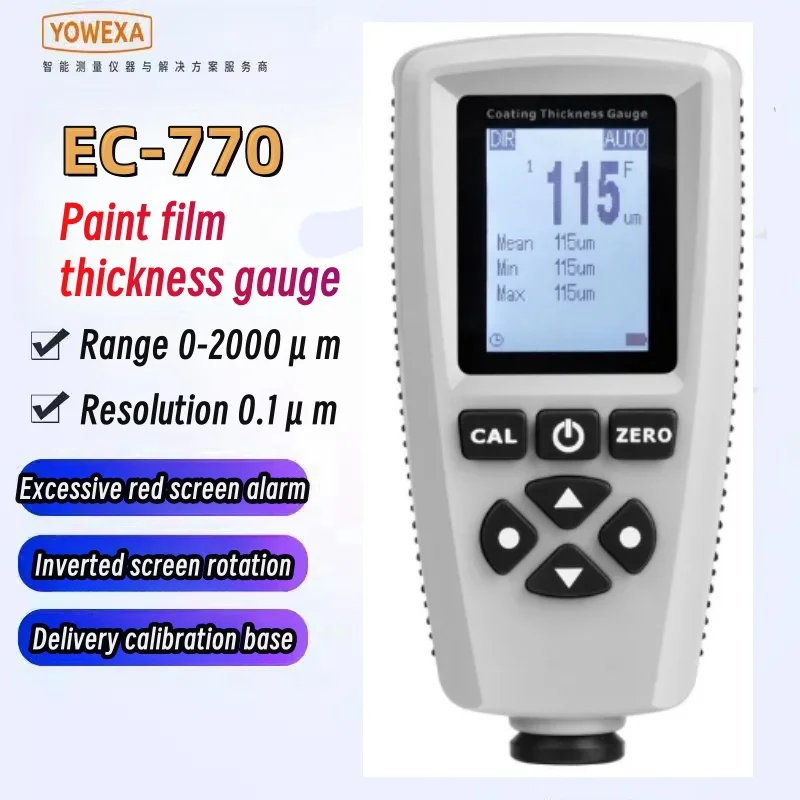 

YOWEXA EC-770 Digital Car Painting Coating Thickness Gauge Tester