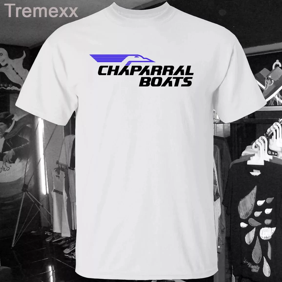 

Новинка 2025 года, футболка унисекс Chaparral Boats с забавным принтом, хлопковая футболка с короткими рукавами и круглым вырезом для мужчин и женщин