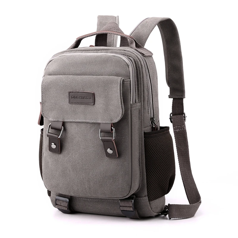 ¡Novedad de 2024! Bolso de hombro para hombre, bolso de lona con eslinga, riñonera para hombre, bolso cruzado de viaje corto para Ipad, bolsos para hombre