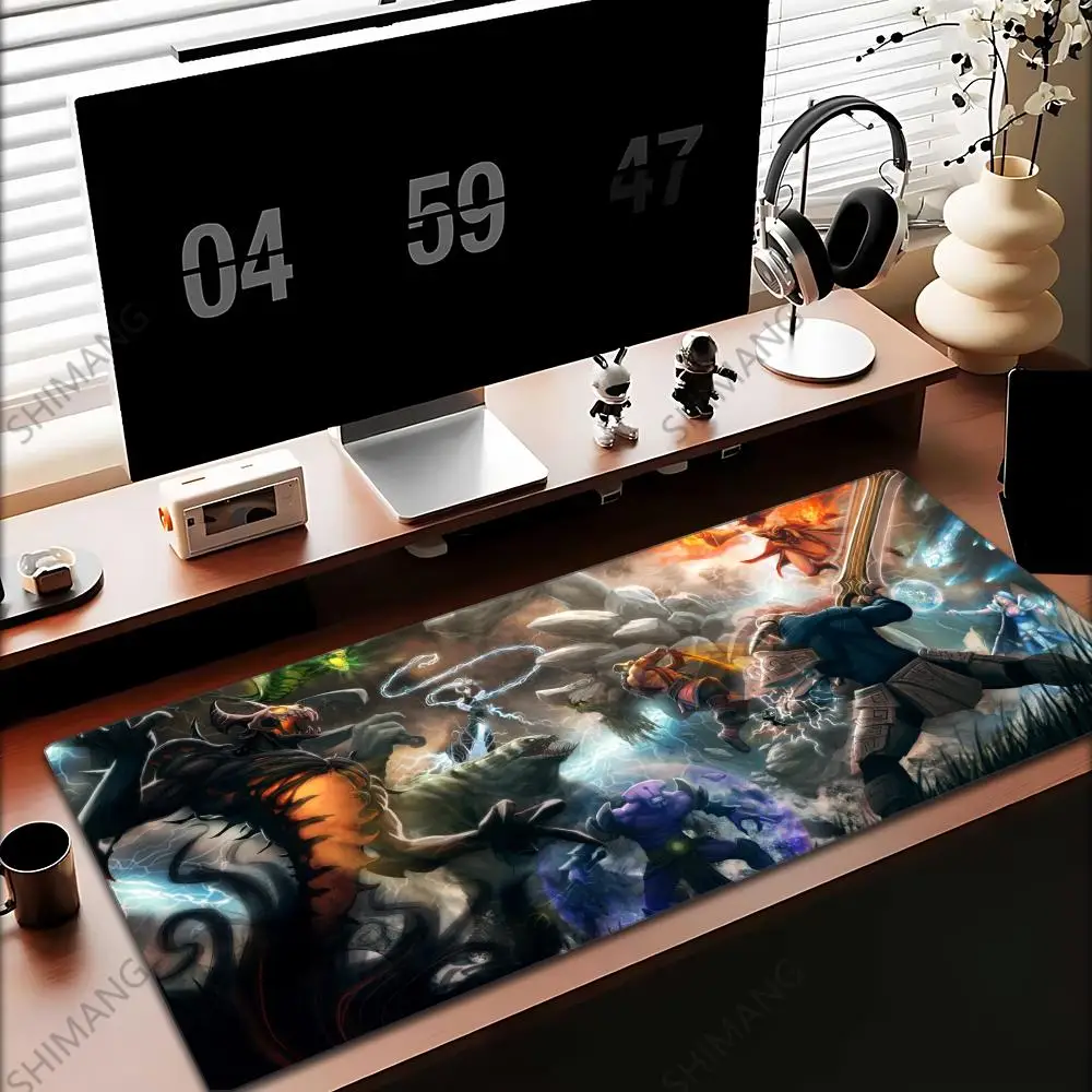 Dota 2 أنيمي ماوس الوسادة سرعة ألعاب الكمبيوتر كاملة كبيرة ماوس الوسادة Xxl ماوس الألعاب ماوس حصيرة لوحات المفاتيح اكسسوارات الجدول الحصير XL