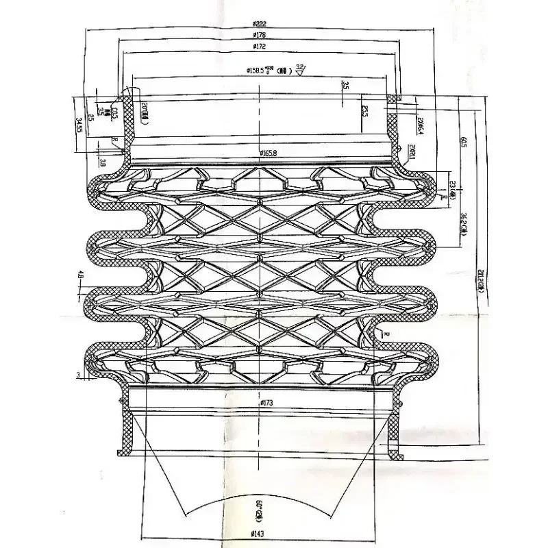 For 160 mm MikasaA MT-74F Rammer Bellow MT74F ID 160mm H 250mm MT70 MT70H MT75 MT85 MT85H MTX80 MTX90 MT65H MT75F MT84F MT84FA