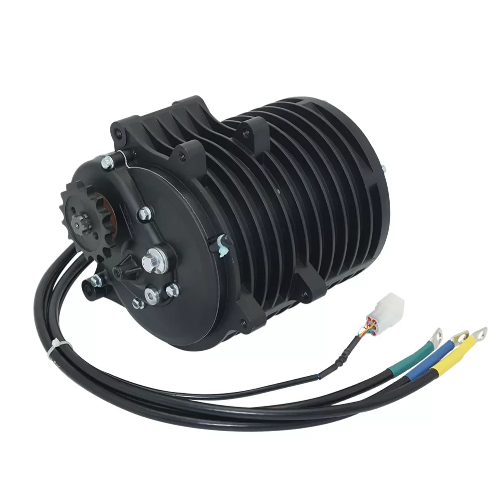 Popular QS 138-C 70H V3 72V3000W 100kmph Mid Drive Motor with 1:2.35 Gearbox for Electric ATV Dirtbike Motorcycle with 428T Gear