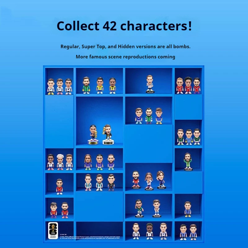 ZURU 2026 Official Licensed Fifa Ballers Blind Box Football Star Action Figure Messi Mbappe collection For Football Fans view 6