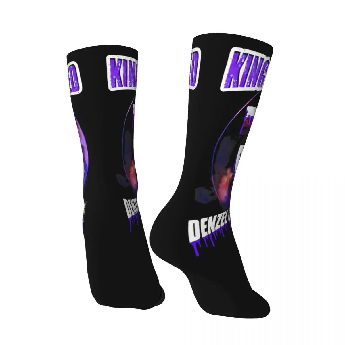 Hip Hop Retro Super Crazy Men's compression Socks Unisex Denzel Curry Harajuku Seamless Printed Funny Novelty Happy Crew Sock