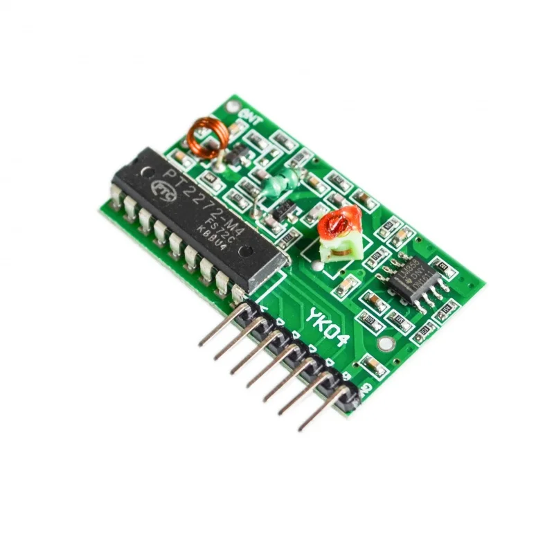 four Way wireless remote control Kit 1 - 2262/2272 M4 Lock Receiver Plate with Button