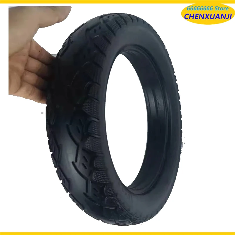 14X2.50 Solid Tire (bold) for Electric Vehicles Bike Non-inflatable Elastic Tires Explosion-proof and Stab-proof