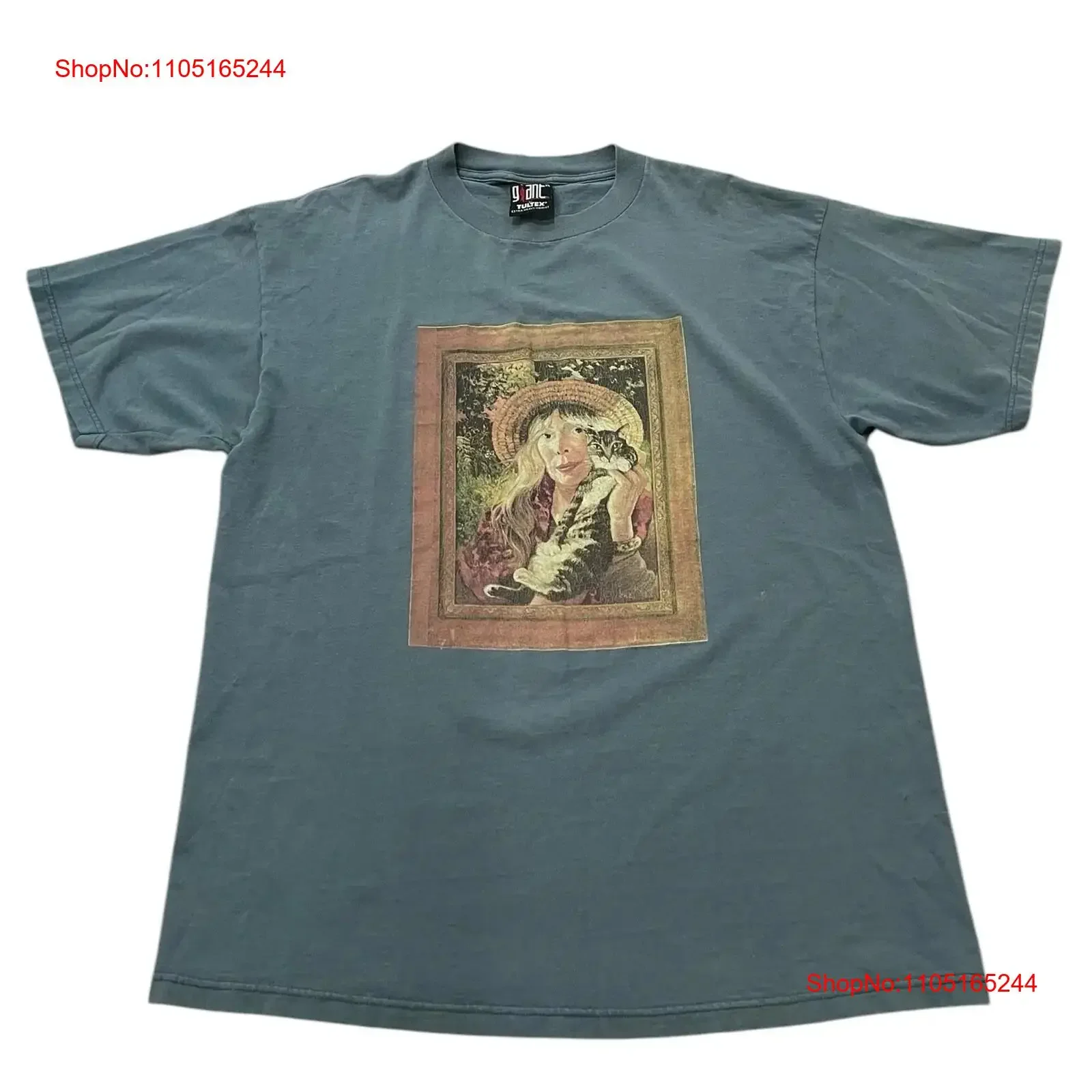 تي شيرت كلاسيكي جوني ميتشل تامينج ذا تايجر 1998 Sz XL علامة عملاقة عتيقة مغسولة أنيقة ومتعددة الاستخدامات وناعمة قابلة للتنفس #1