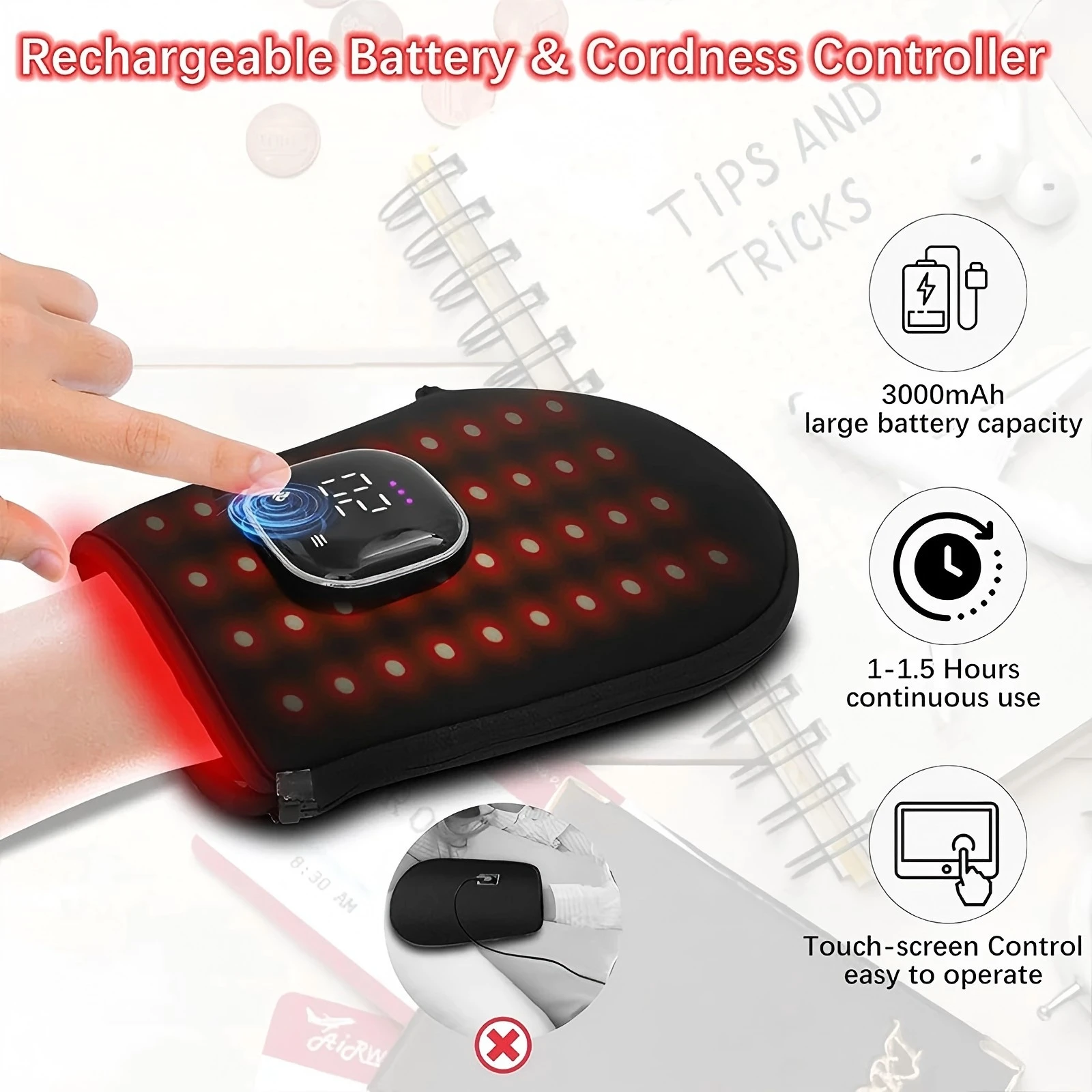 vibrating butt plugs Electric Hand Massager with Airbag Compress & Vibrating main image 1