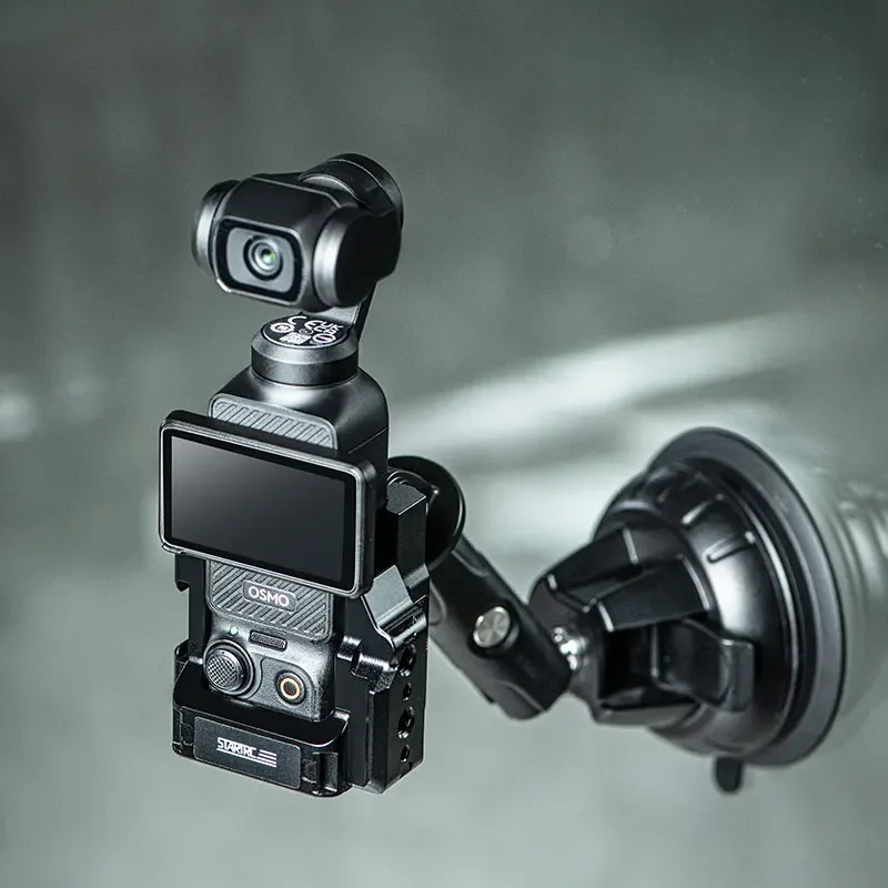 Untuk DJI Osmo Pocket 3 Aksesori Bingkai ekstensi logam multifungsi braket kandang dudukan cepat basis adaptor dengan tali