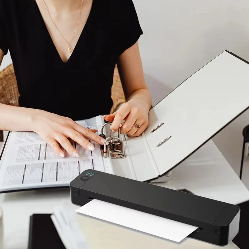 

НОВЫЙ портативный принтер A4 с разрешением 300 dpi, термотрансферный принтер, умный компактный мини-принтер