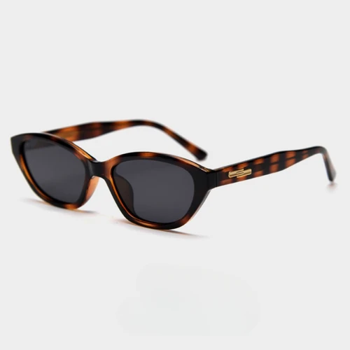 Nuevas gafas de sol polarizadas tipo ojo de gato – Retro Vintage Protección UV400 Montura cuadrada unisex con revestimiento de espejo (conducción/exterior)