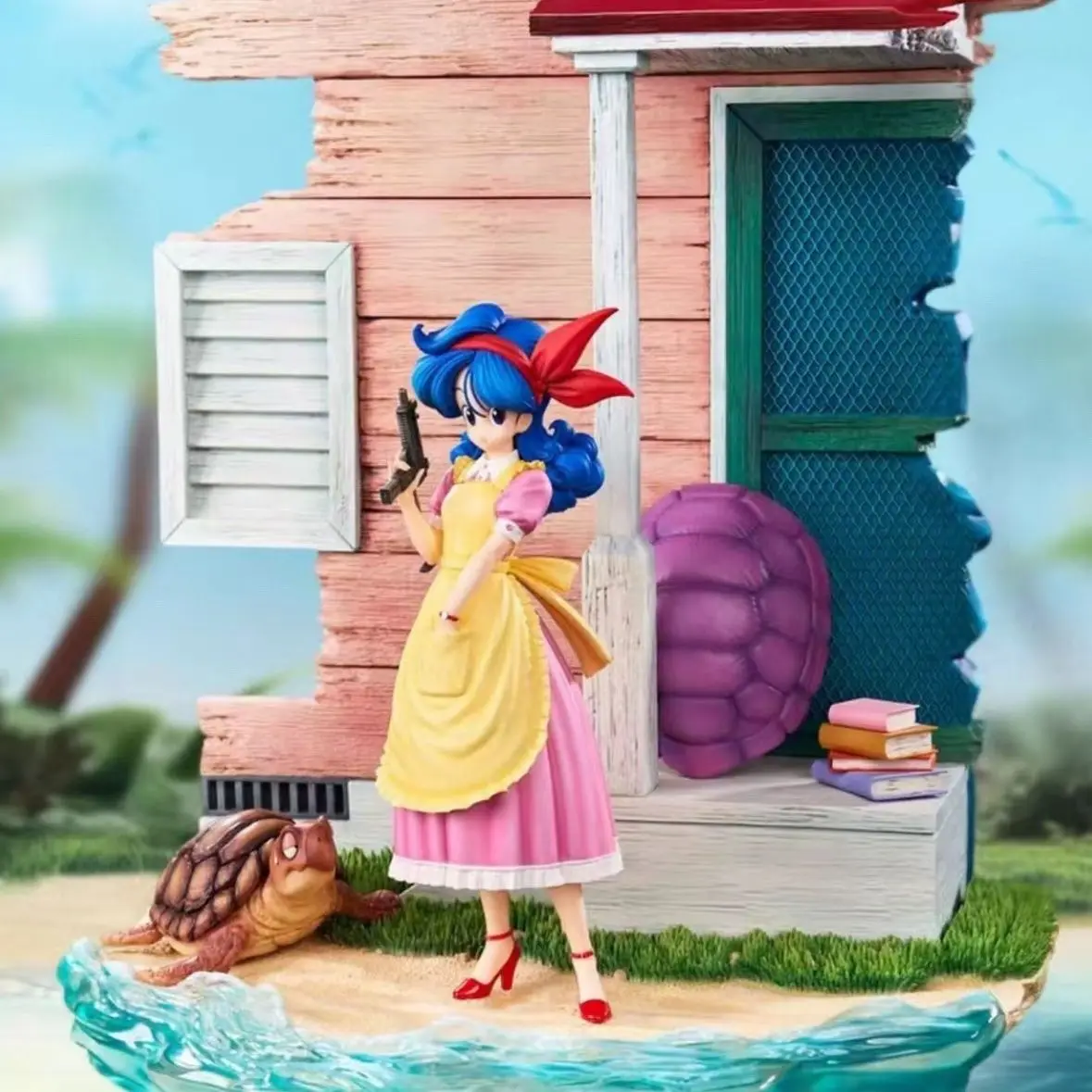 

JJ Dragon Ball Bulma Launch Figurine Pink Outfit 30cm Anime Figure Desk Decor Collectible Toy Anime Peripheral For Fans Gift