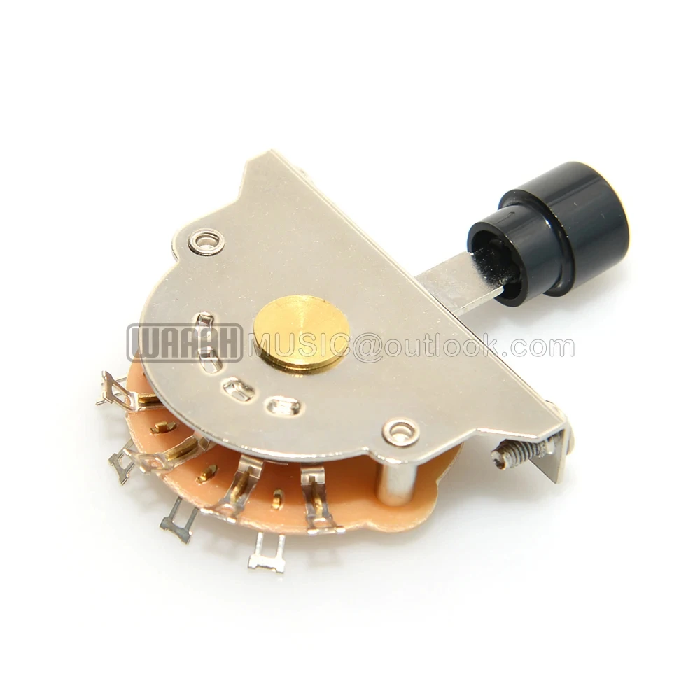 Miwayer 1pcs Electric Guitar Switch 3-Way 4-Way 5-Way Metal Plastic with Screws - Essential Guitar Accessories for Musicians