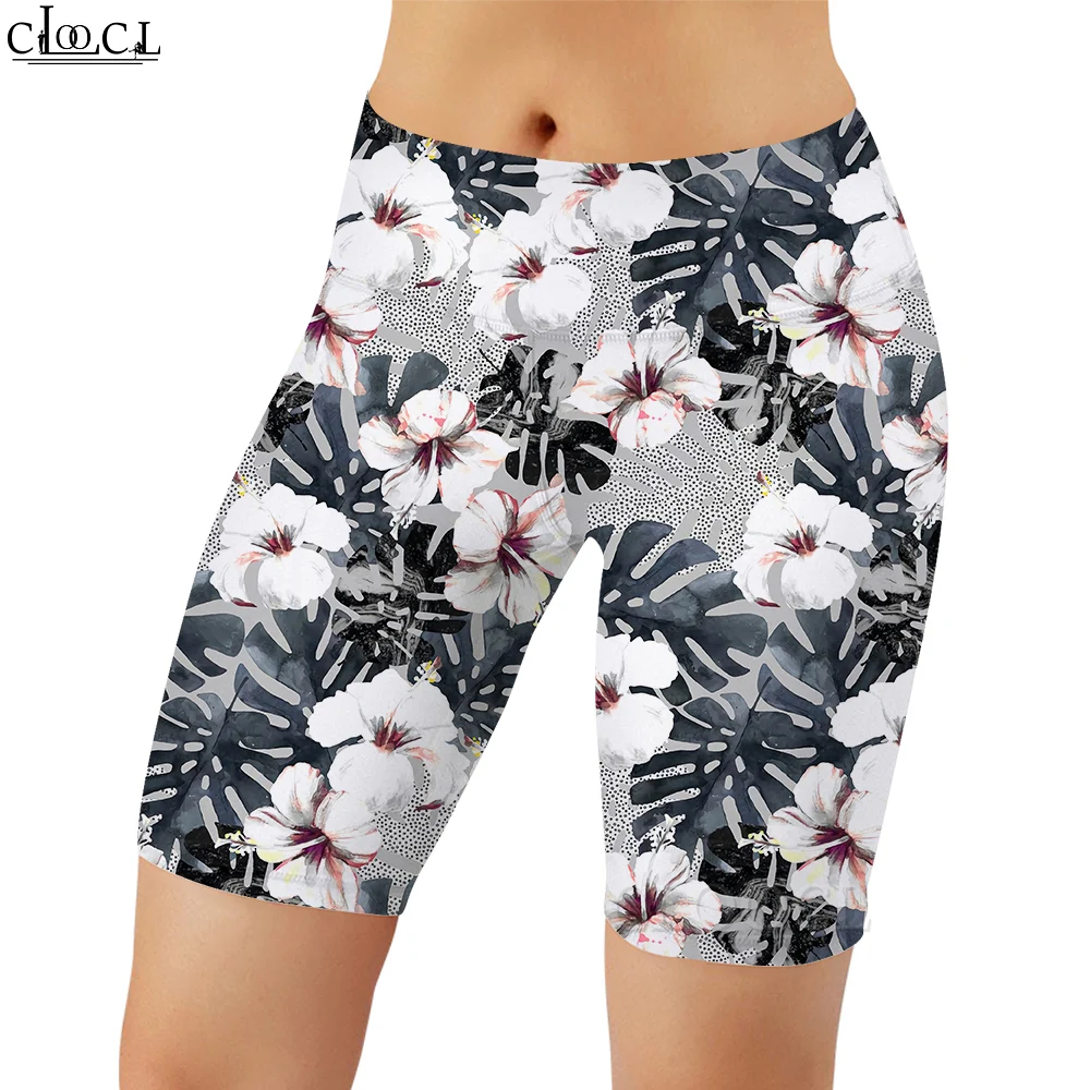 

CLOOCL Fashion Women Legging Beautiful Flower Pattern 3D Printed Leggings for Female Gym Workout Jogging Fitness Skinny Shorts