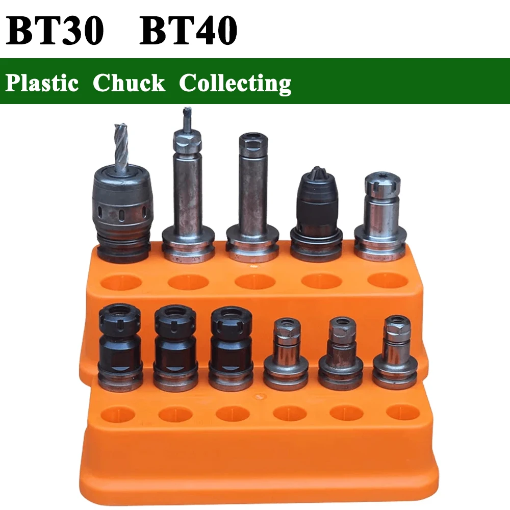 Bt30 Bt40 Bt50 Collet Storage Box Plastic Chuck Collecting Holders Cnc Box Mahcine Holders Parts Tool L6d8