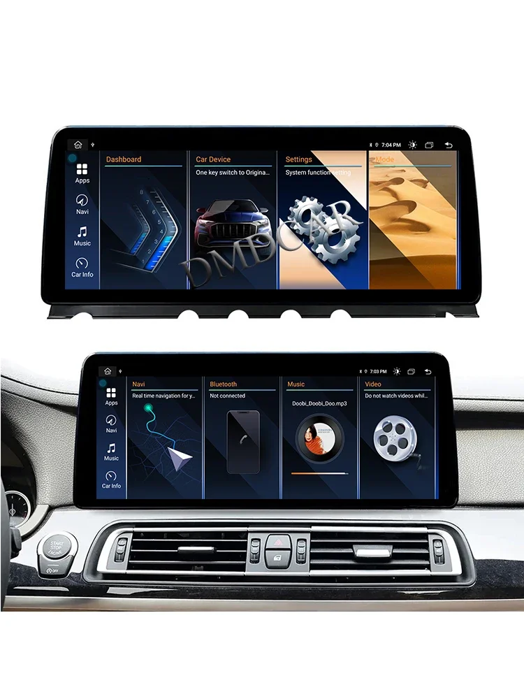 Android13 MT8259 8 Core 8G+128G GPS Navigation For BMW 7 Series F01 F02 Video Player Central Multimedia 1920P Carplay Screen