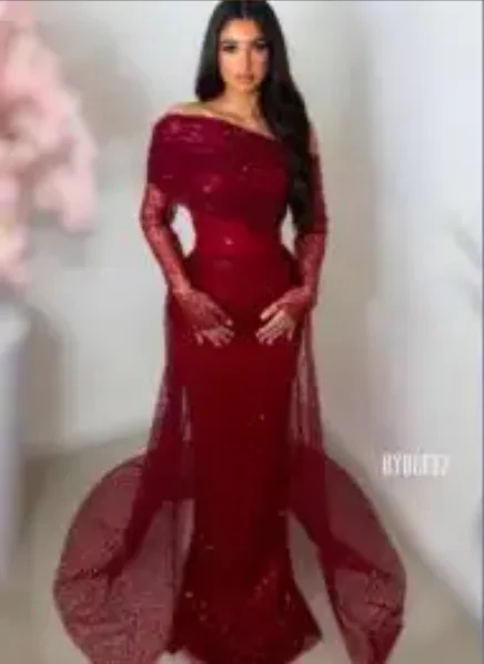 

Ciynsia Customized Luxury Mermaid Evening Dresses 2025 New