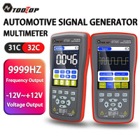 TOOLTOP ET31C/32C Portable 9999Hz Automotive Signal Generator -12V to +12V PWM Waveform Storage Multimeter For Car Repair Tools