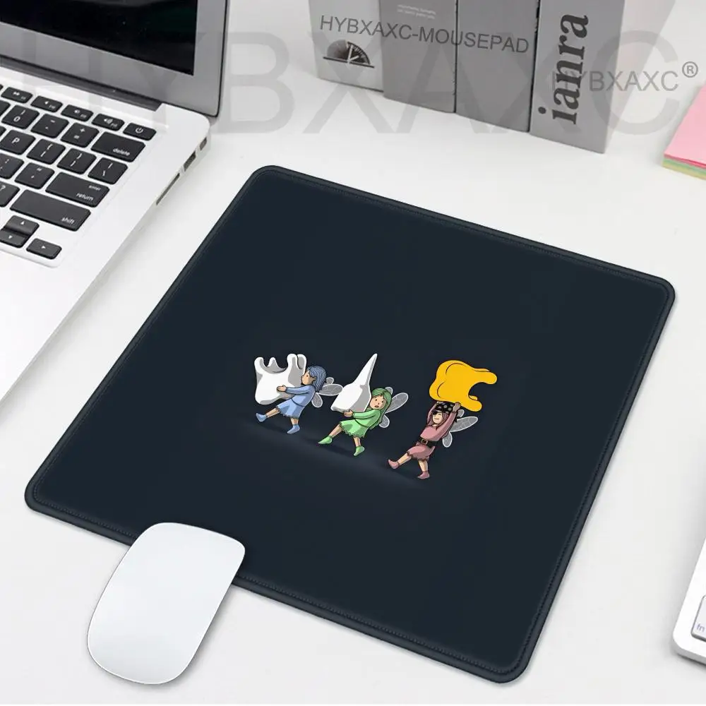 HYBXAXC The Dentist Tooth Non-slip Lockedge Cartoon Anime Gaming Mouse Pad Keyboard Mouse Mats Smooth Company For PC Gamer