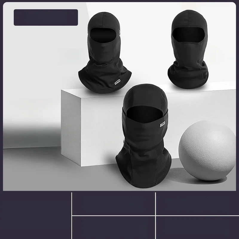 

Autumn and Winter Fleece Warm Head Cover Breathable Motorcycle Mask Outdoor Riding Windproof Head Cover Unisex