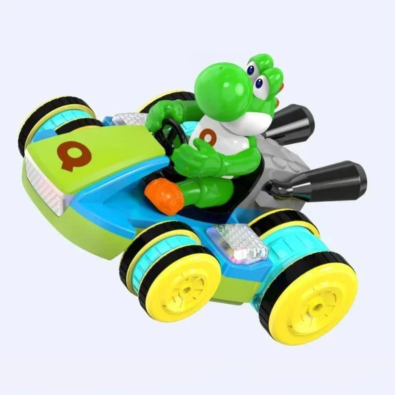 Super Marios Bros Toad Yoshi Luigi Remote Control Car with Music Lighting Rc Cars for Adults Kids Toys Kawaii Anime Rc Truck