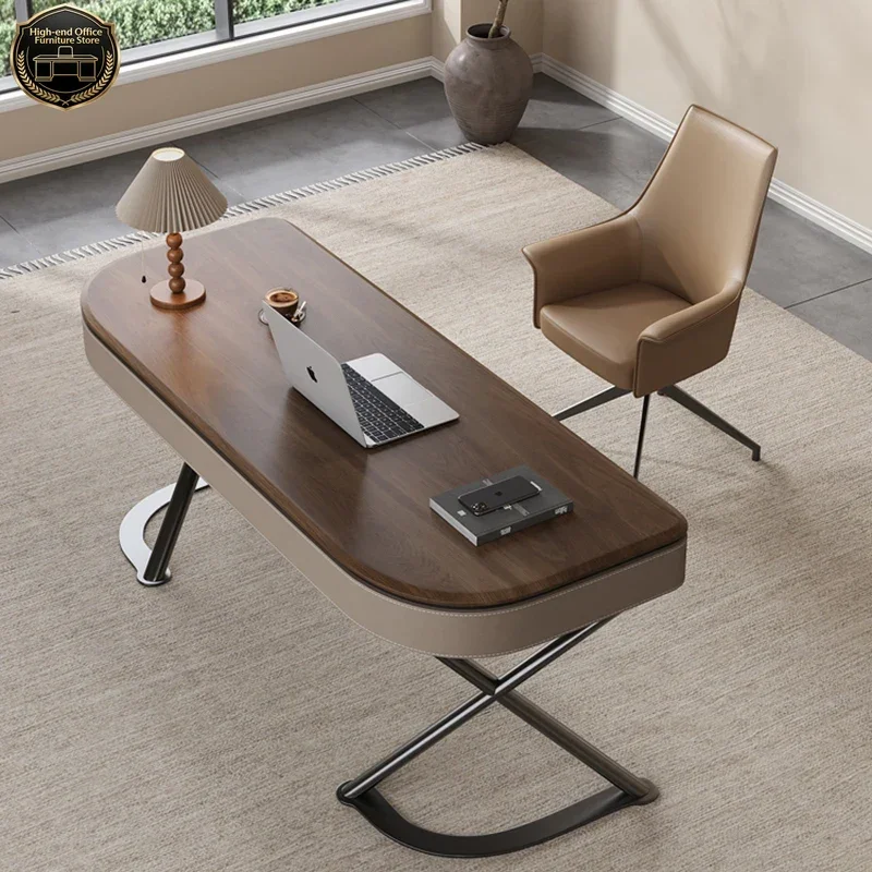 Executive Modern Table Computer Office Workshop Desk Corner Organizer Minimalist Bedroom Study Modern Furniture Tavolo Seating