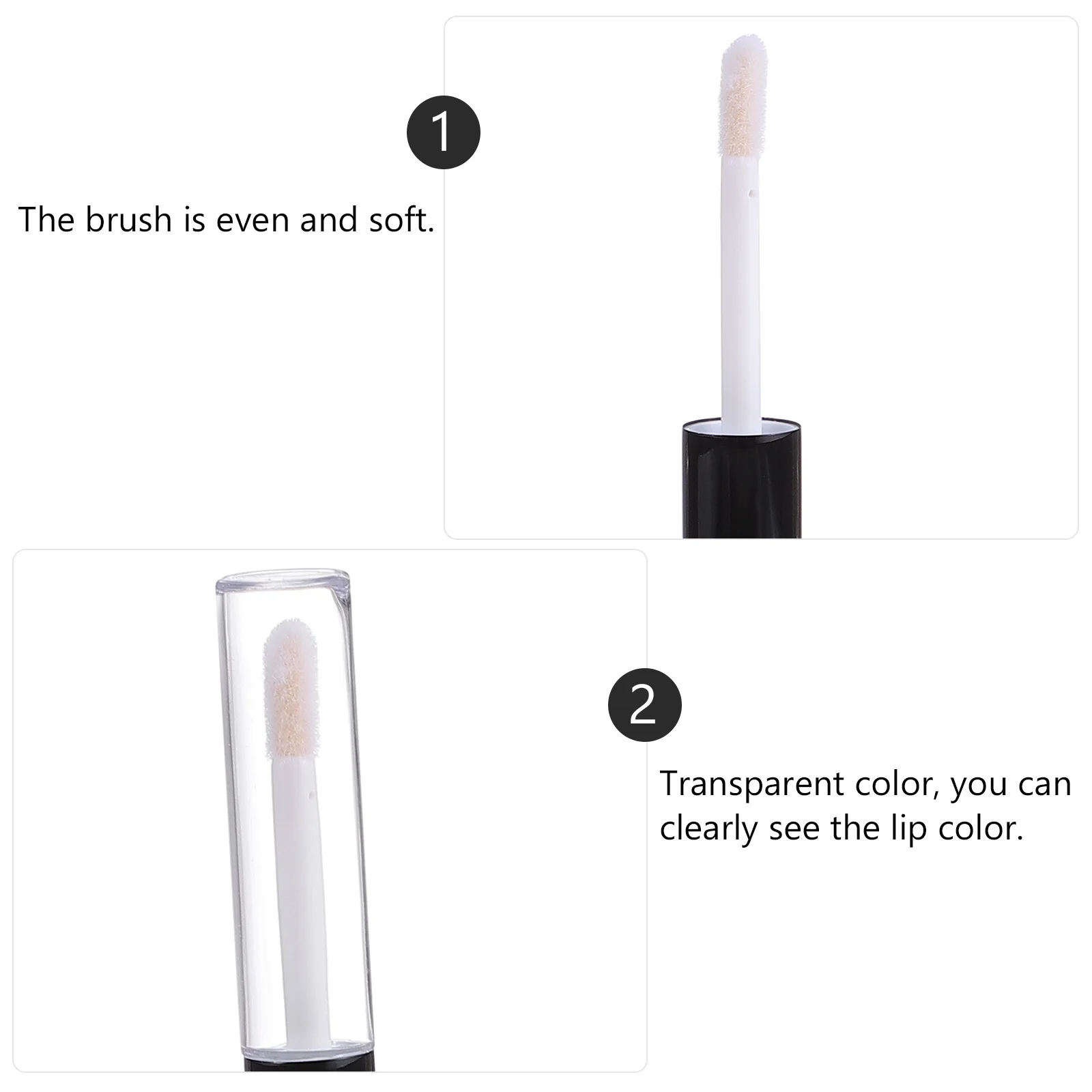 

10Pcs 4ml Double End Lip Gloss Containers Empty Plastic Tubes for Travel Makeup and DIY Cosmetics Double End Lipstick Tube