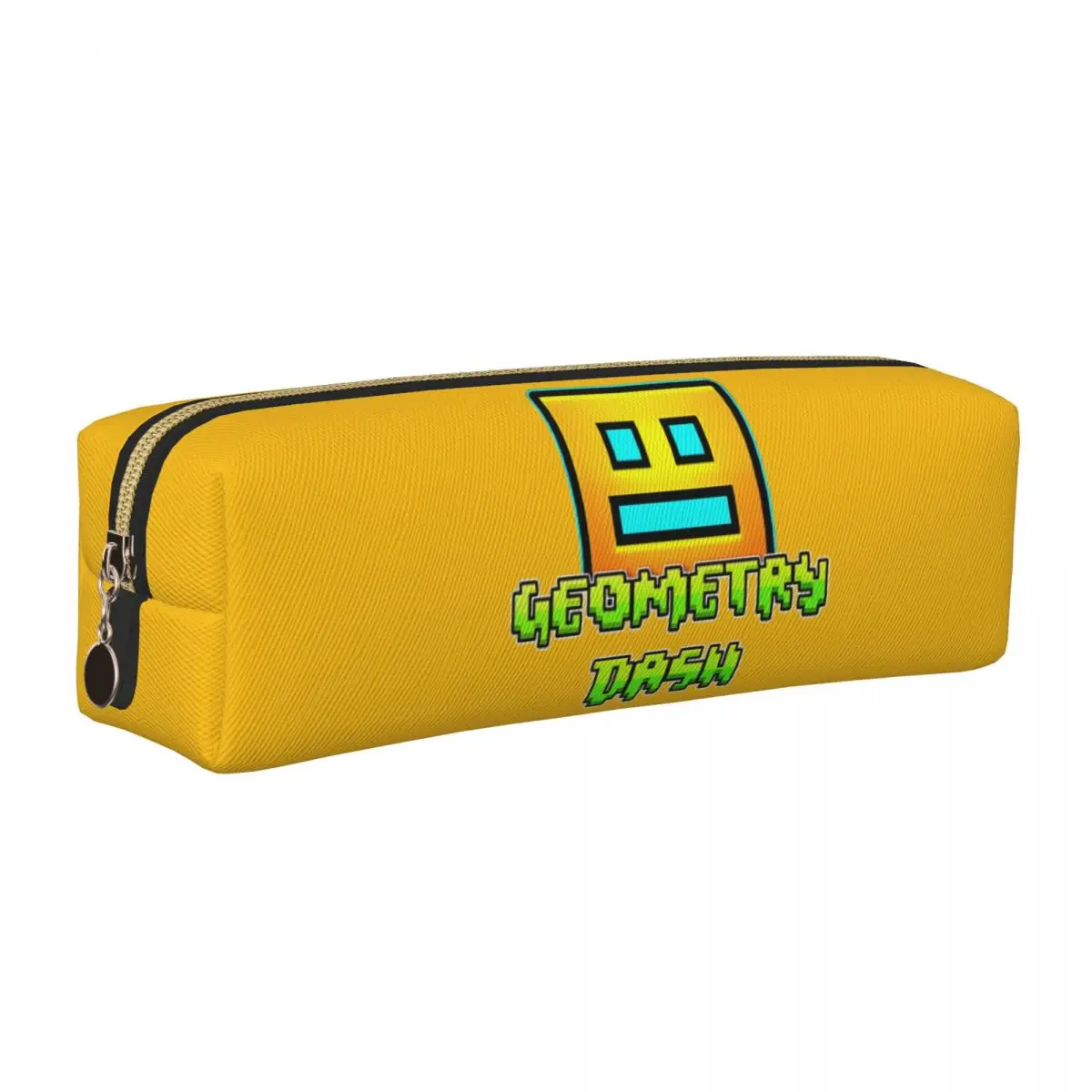 

Geometry Video Game Dash Pencil Case Classic Geometric Dash Pen Holder Bag for Student Big Capacity School Supplies Pencil Box