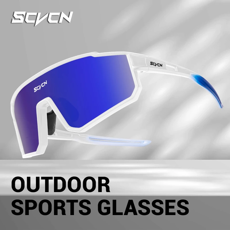 SCVCN MTB bicicleta de carretera ciclismo gafas de sol protección UV400 gafas para deportes al aire libre hombres mujeres al aire libre senderismo pesca gafas de sol