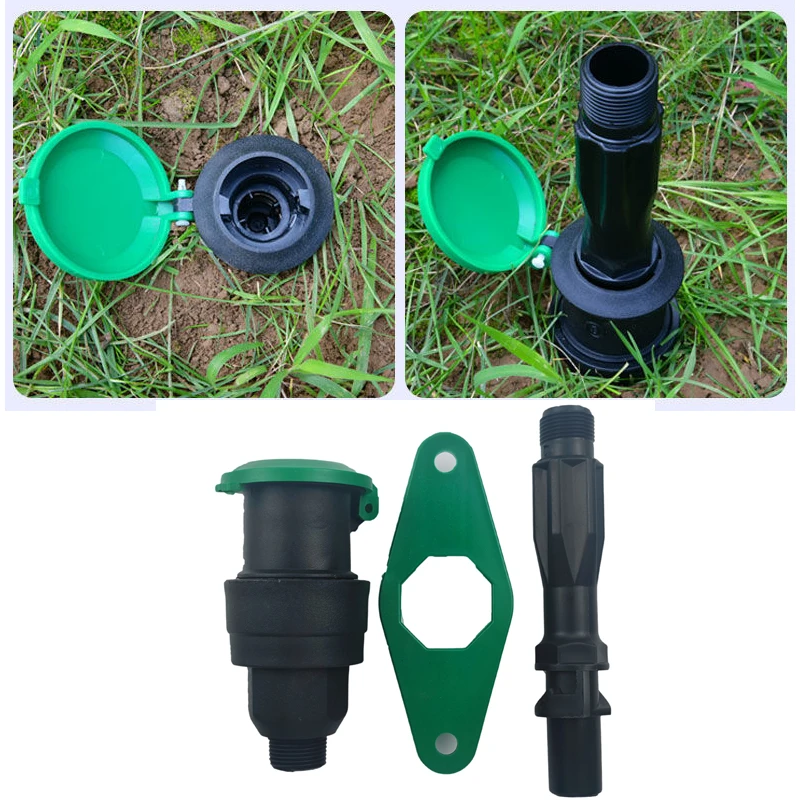 

3/4" Plastic Quick Water Intake Valve Garden Lawn Irrigation Municipal Factory Hydrant Connector