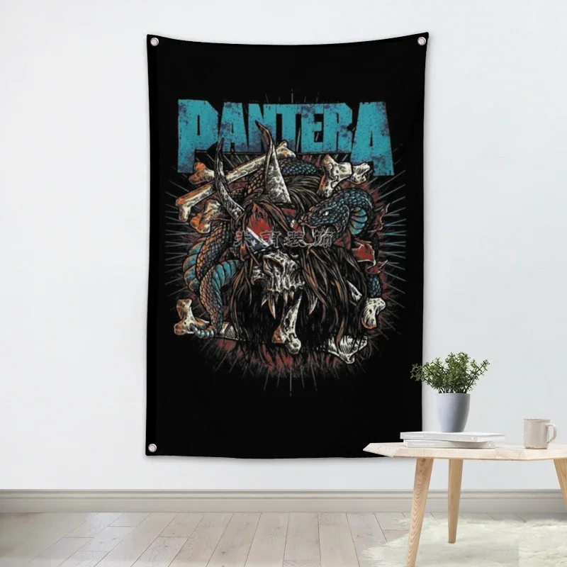 Rock and Roll Stickers Hip Hop Reggae Posters Wall Hanging HD Printing Art Music Studio Home Decoration Banner & Flag For Gift 4